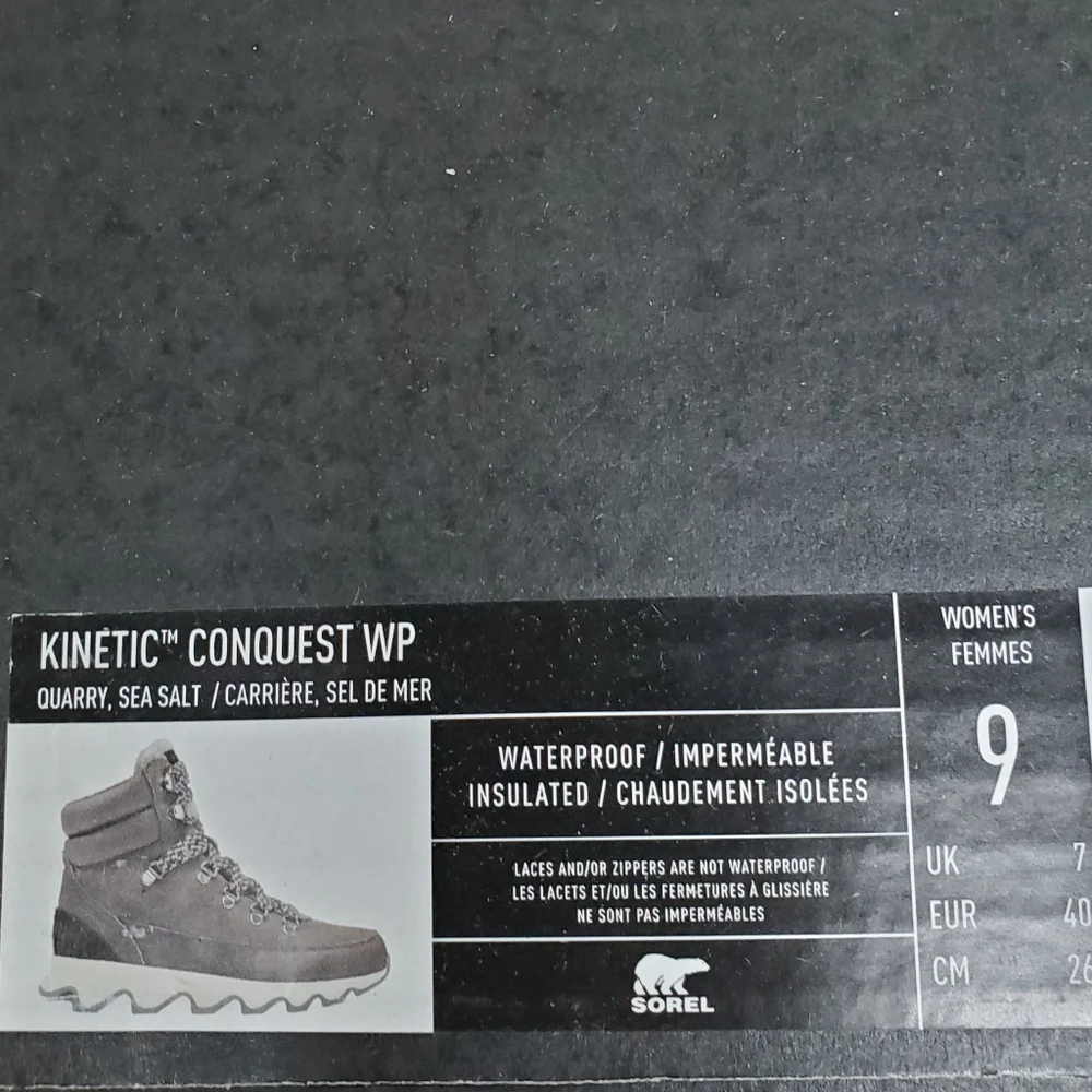 Sorel Kinetic Conquest Lace up Ankle Winter Boots - Picture 5 of 5